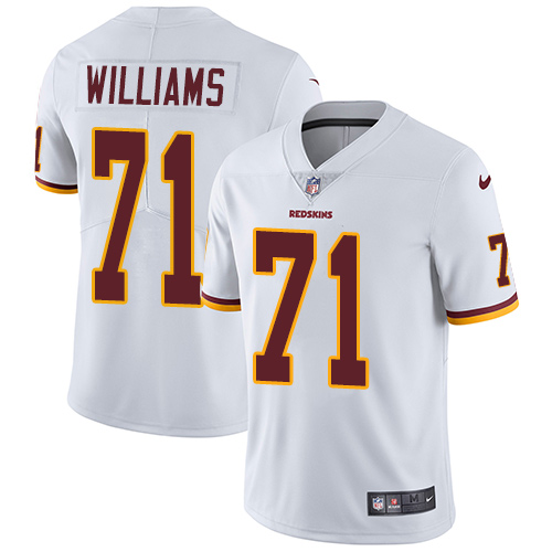 Nike Redskins #71 Trent Williams White Men's Stitched NFL Vapor Untouchable Limited Jersey